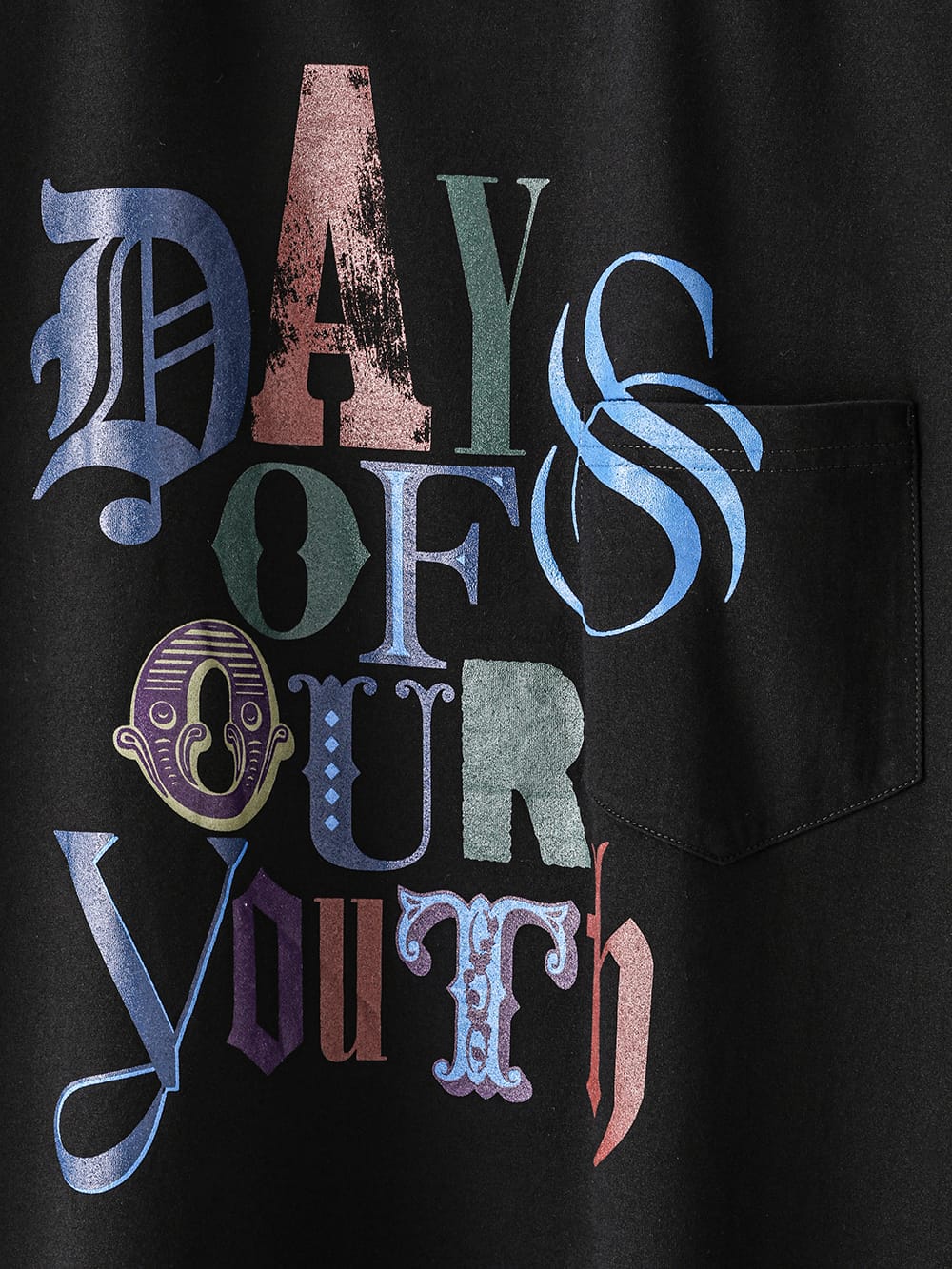 s/s tee.(days of our youth color)