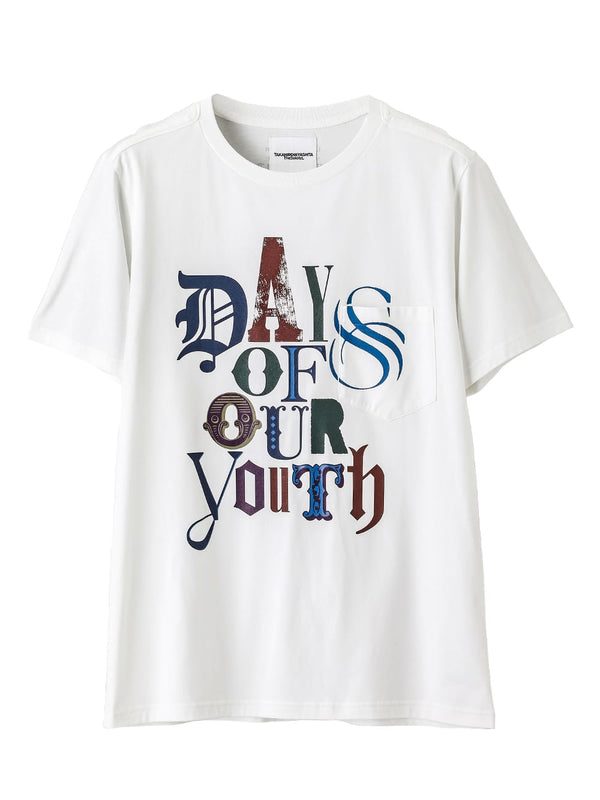 s/s tee.(days of our youth color)