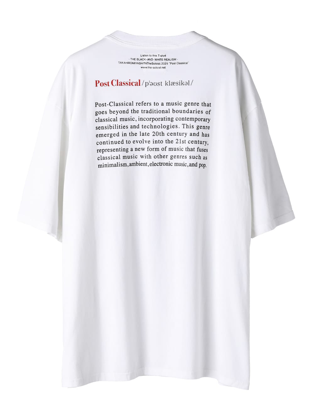 post classical oversized S/S T-shirt 