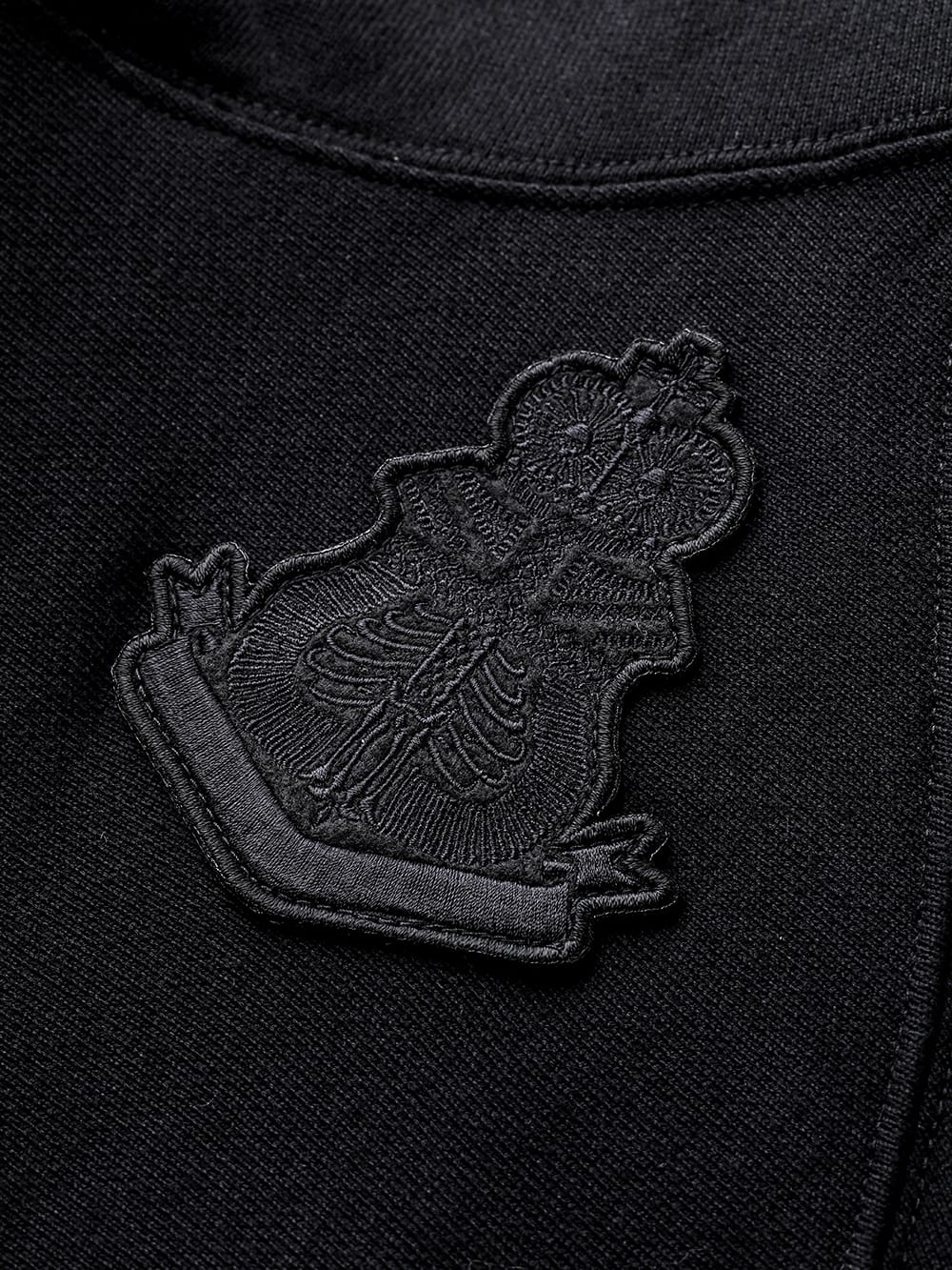 S logo and bone emblem. (hoodie)