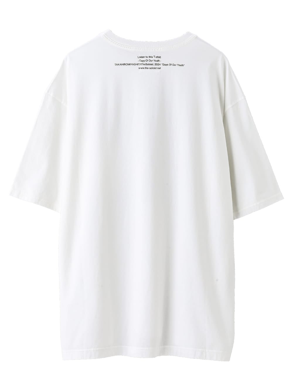 オーバーサイズドショートスリーブTシャツ(days of our youth grey)