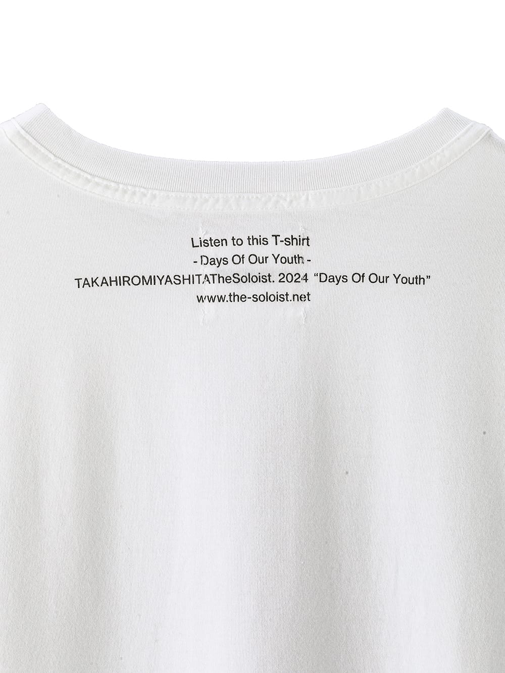 オーバーサイズドショートスリーブTシャツ(days of our youth grey)