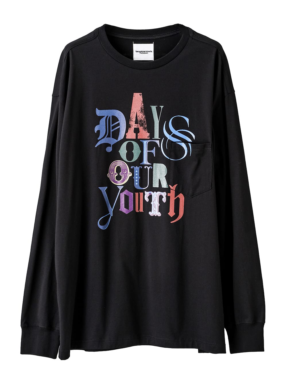 オーバーサイズドロングスリーブTシャツ(days of our youth color)