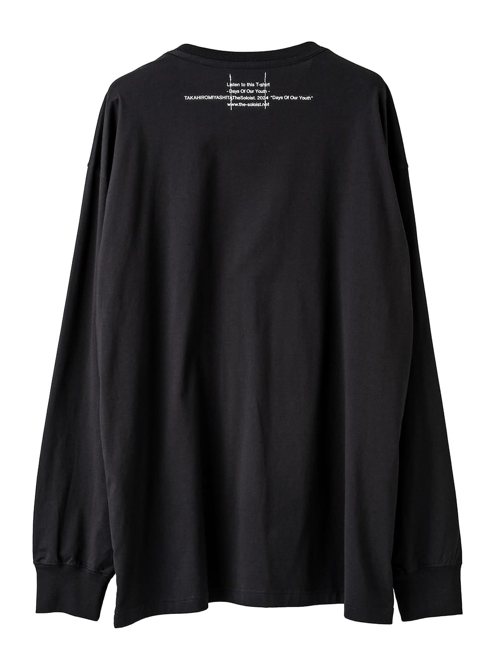 Oversized long sleeve T-shirt (days of our youth color)