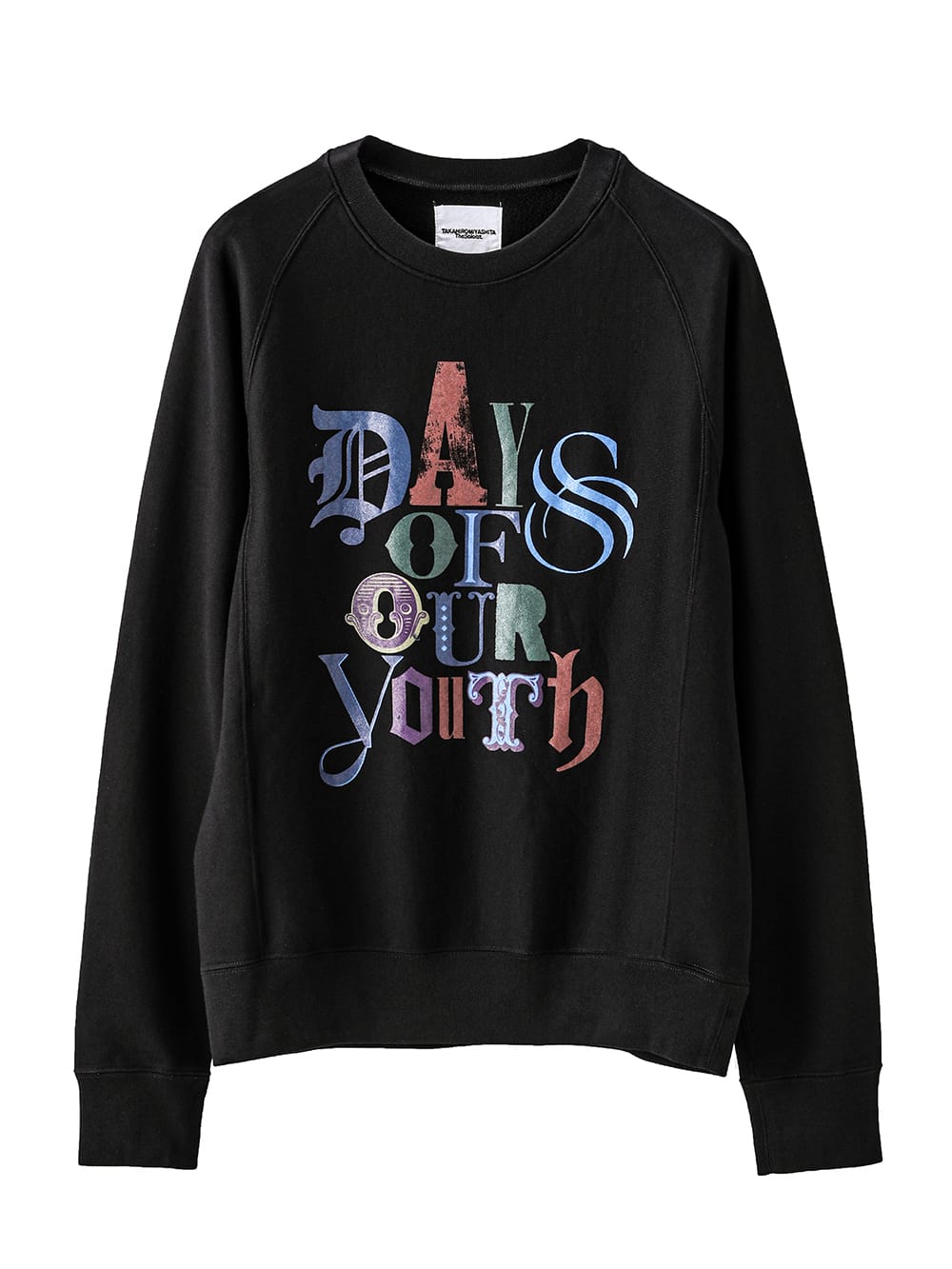 crew neck sweatshirt(days of our youth color)