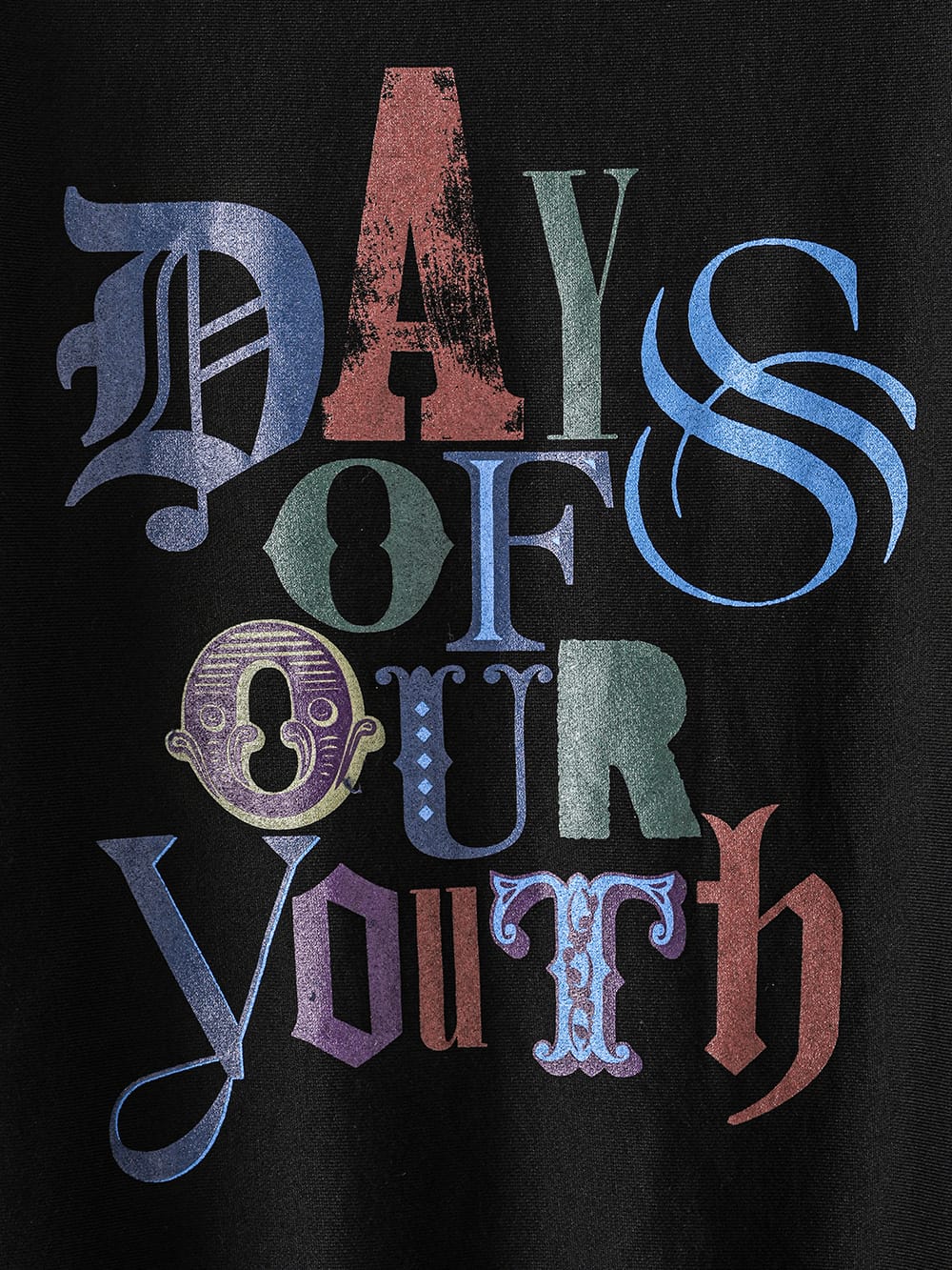 crew neck sweatshirt(days of our youth color)