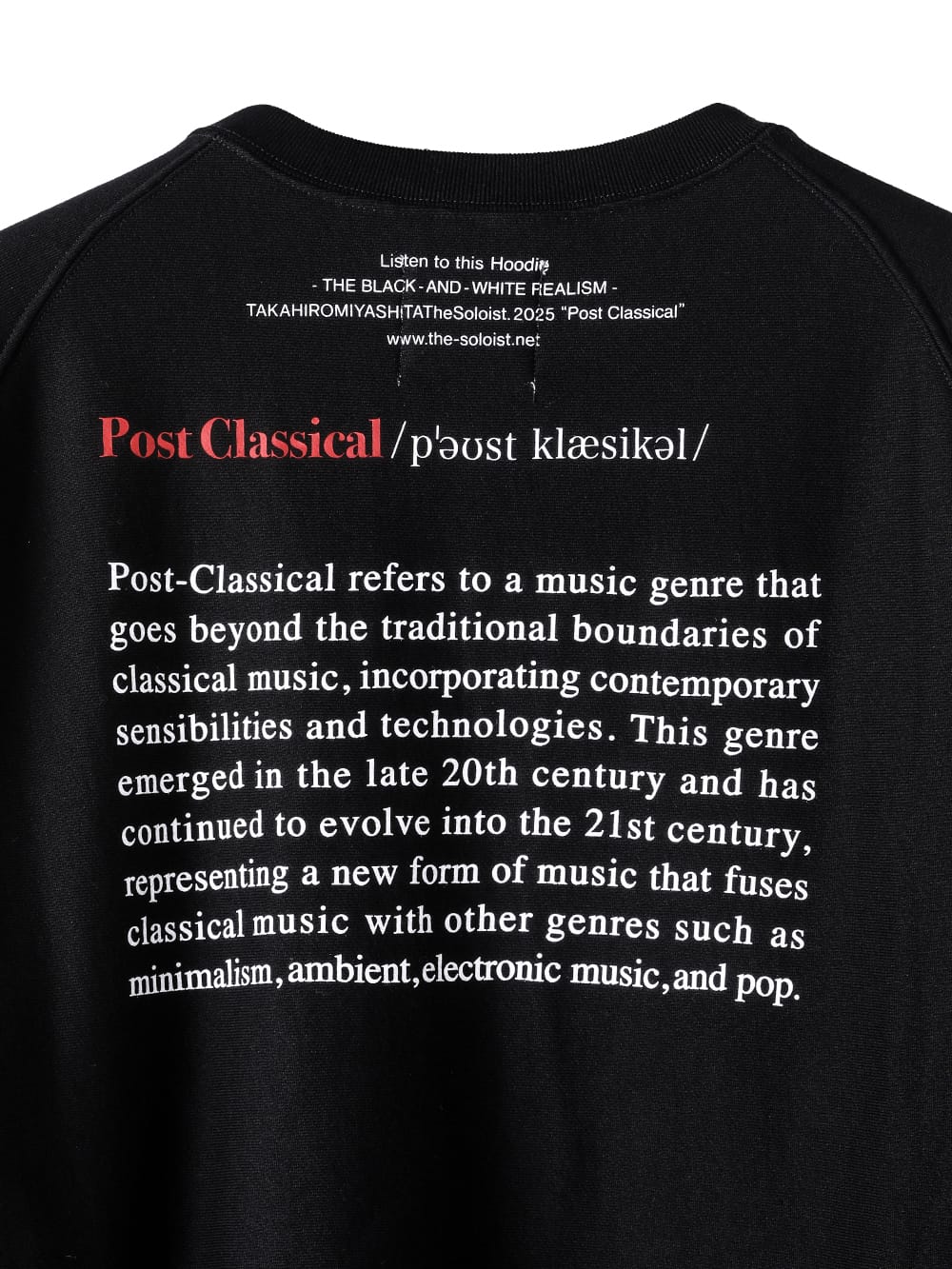 sc.0022AW25-black ポストクラシカルオーバーサイズドクルーネック