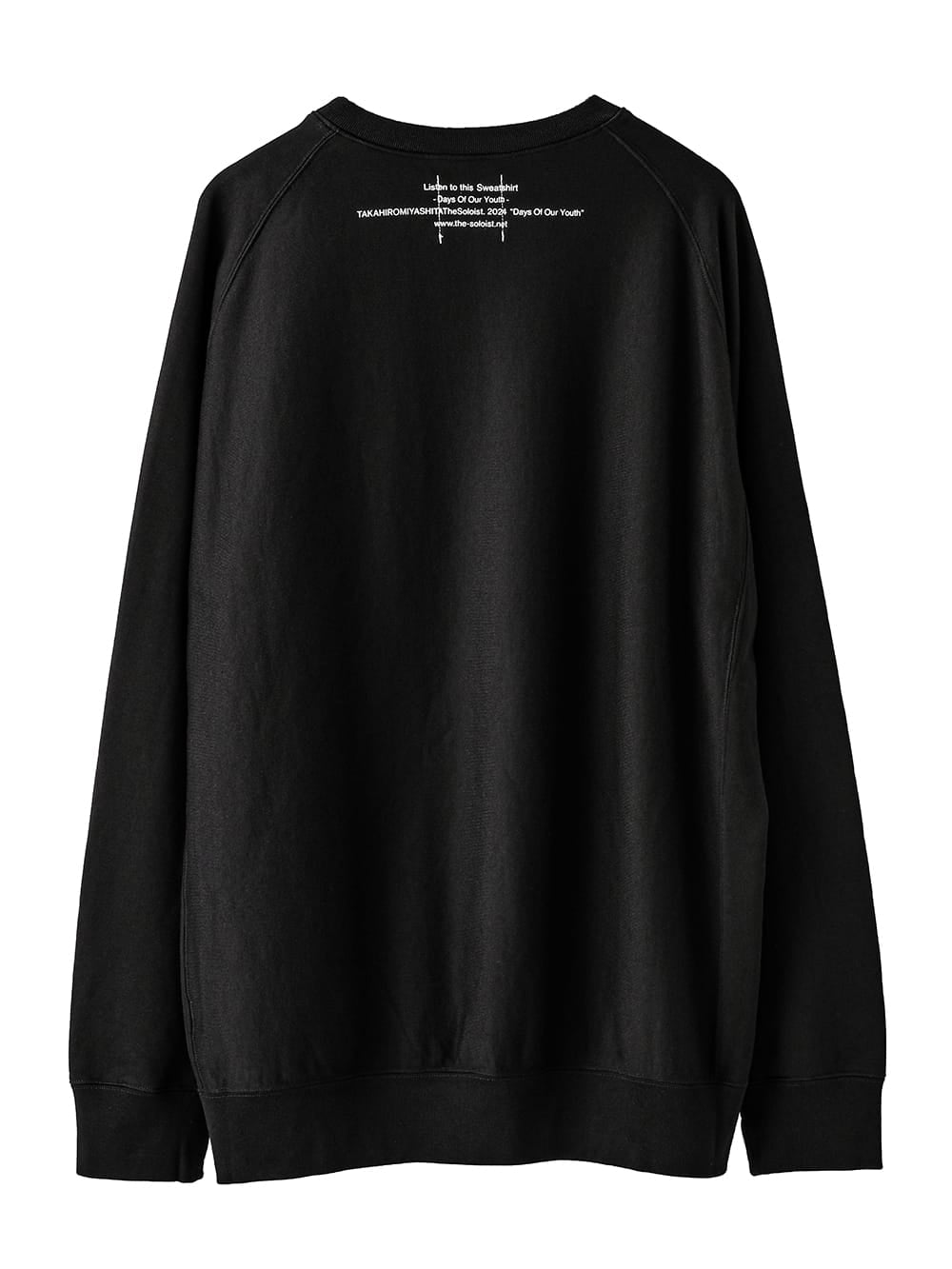 oversized crew neck sweatshirt(days of our youth color)