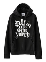 そうだなの森444様 sc.0023bAW24-black フーディー(days of our youth grey) Days