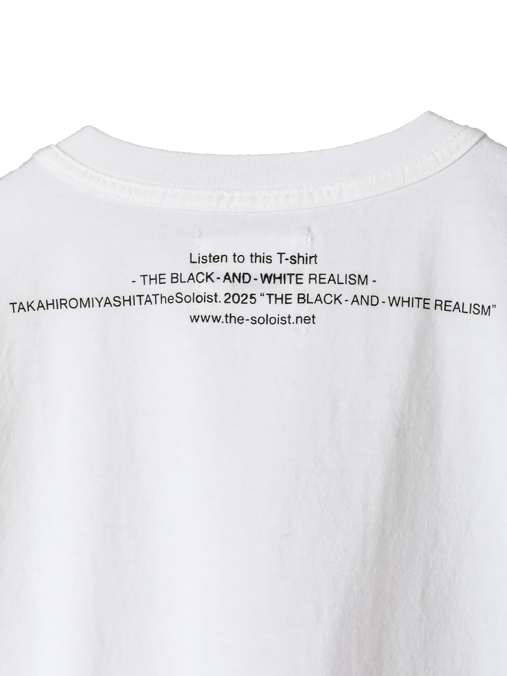 S/S T-shirt "the black-and-white realism"