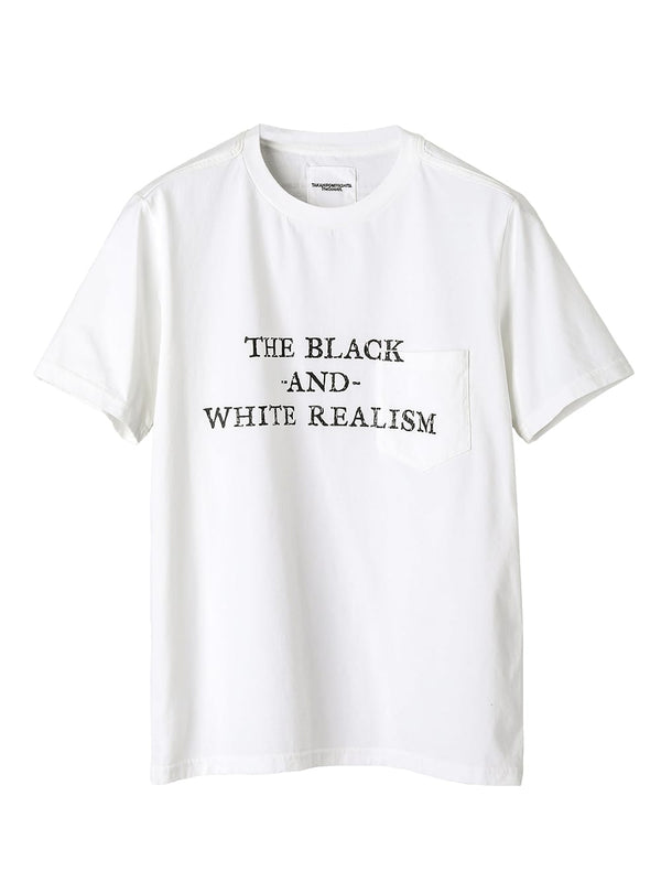 S/S T-shirt "the black-and-white realism"