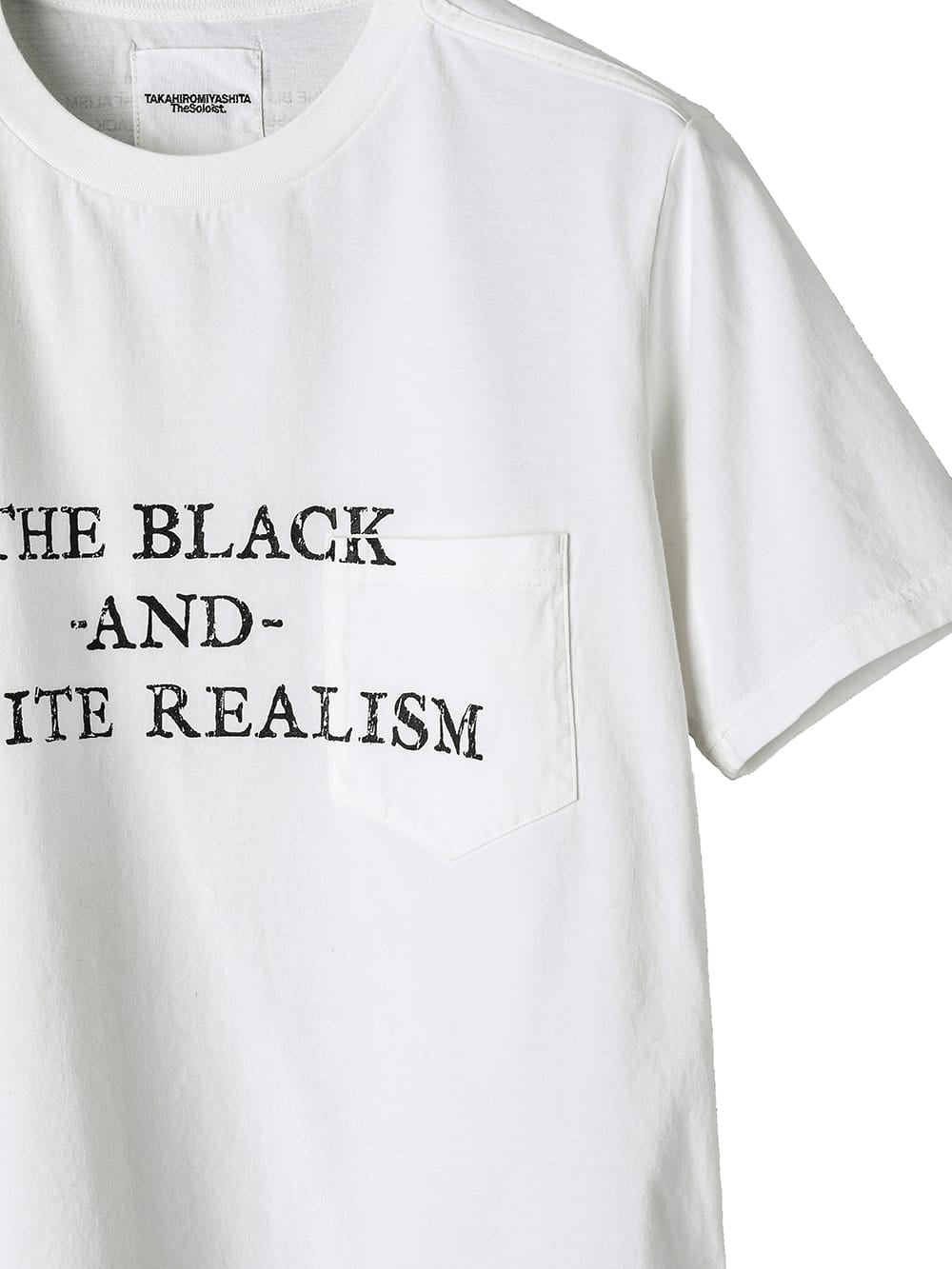 S/S T-shirt "the black-and-white realism"