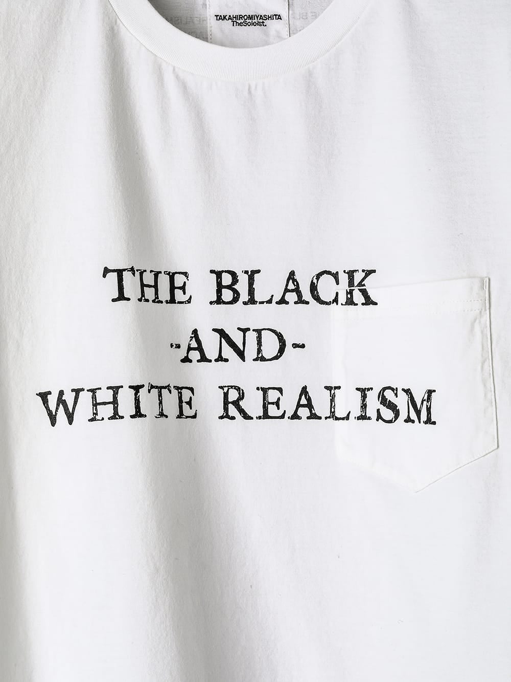 S/S T-shirt "the black-and-white realism"