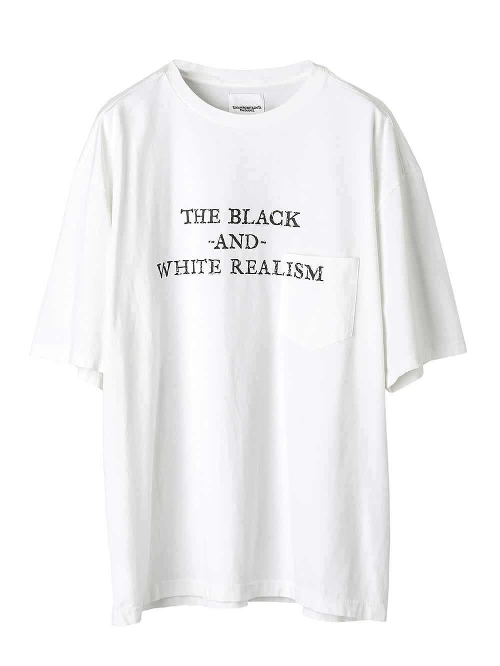 oversized S/S T-shirt "the black-and-white realism"