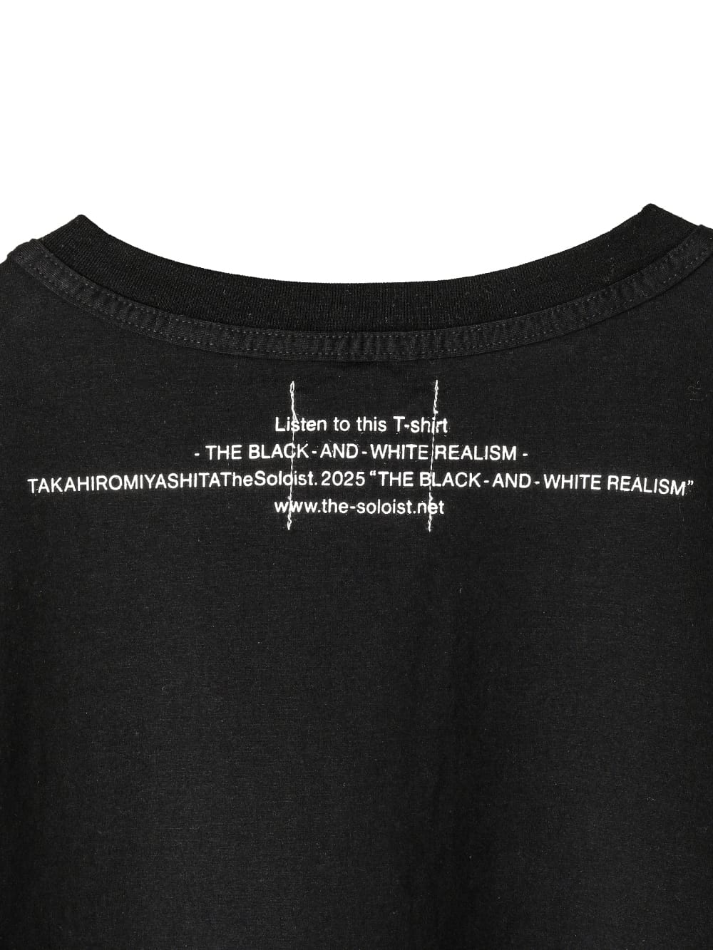 oversized S/S T-shirt "the black-and-white realism"