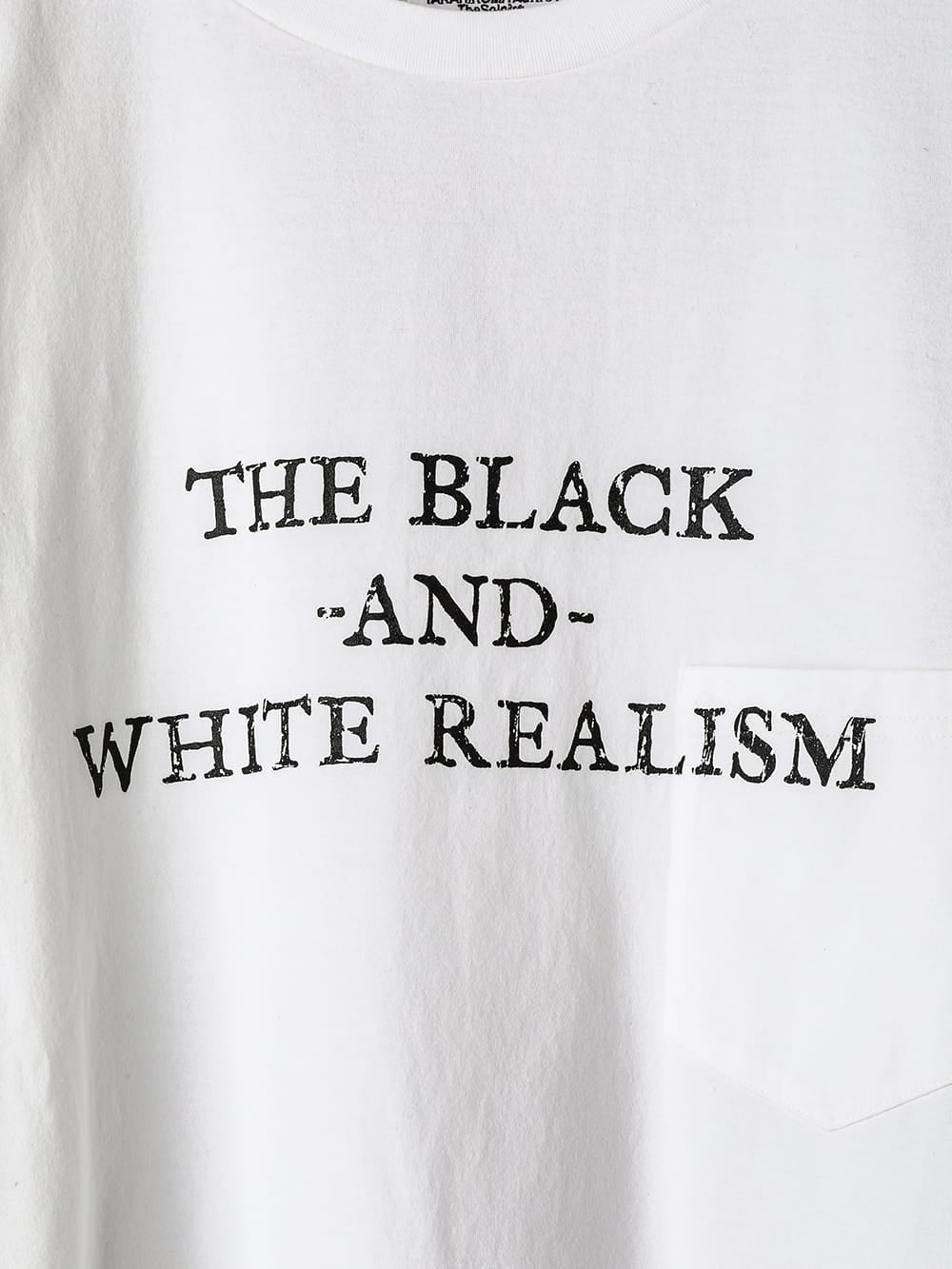 oversized S/S T-shirt "the black-and-white realism"
