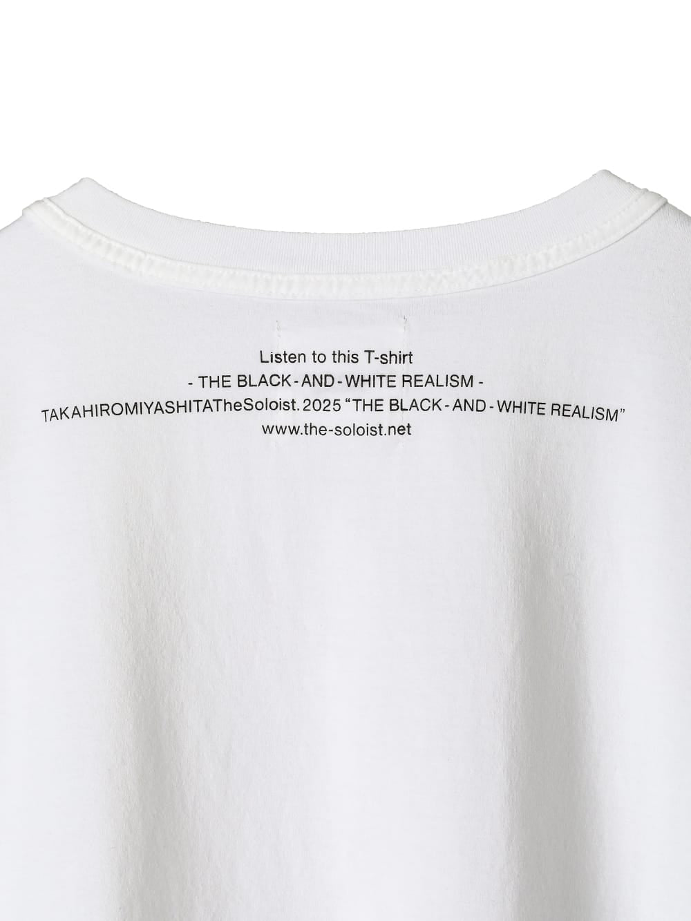 oversized S/S T-shirt "the black-and-white realism"