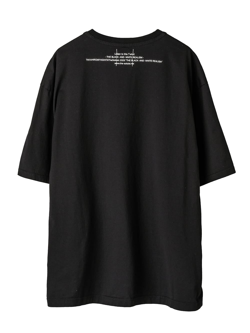 oversized S/S T-shirt "the black-and-white realism"