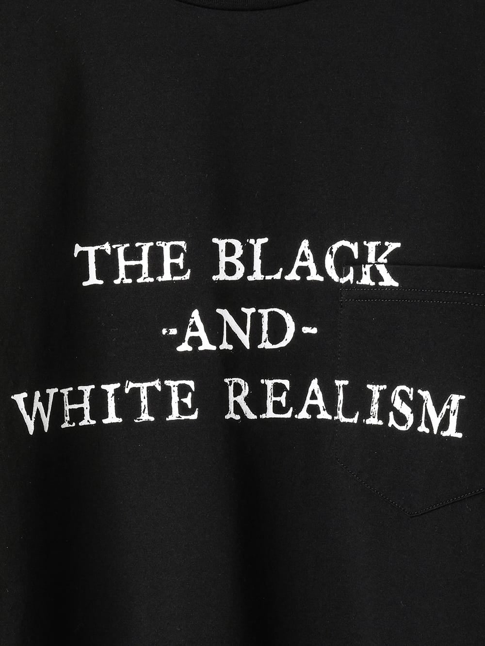 L/S T-shirt "the black-and-white realism"