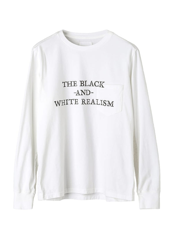 L/S T-shirt "the black-and-white realism"