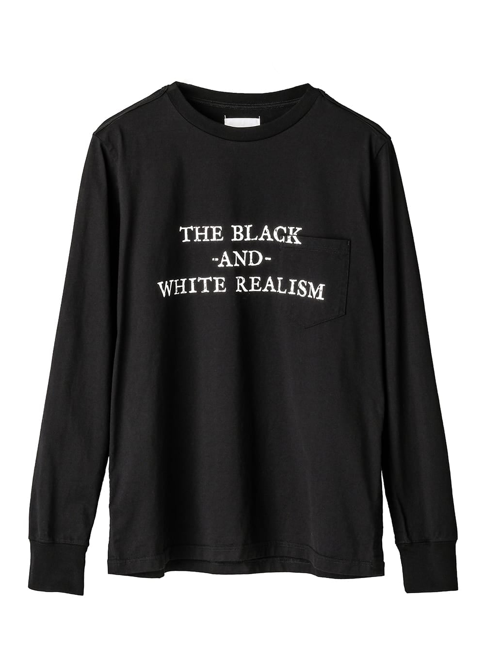 L/S T-shirt "the black-and-white realism"