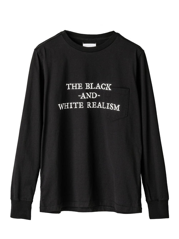 L/S T-shirt "the black-and-white realism"
