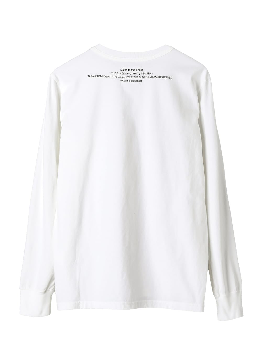 L/S T-shirt "the black-and-white realism"