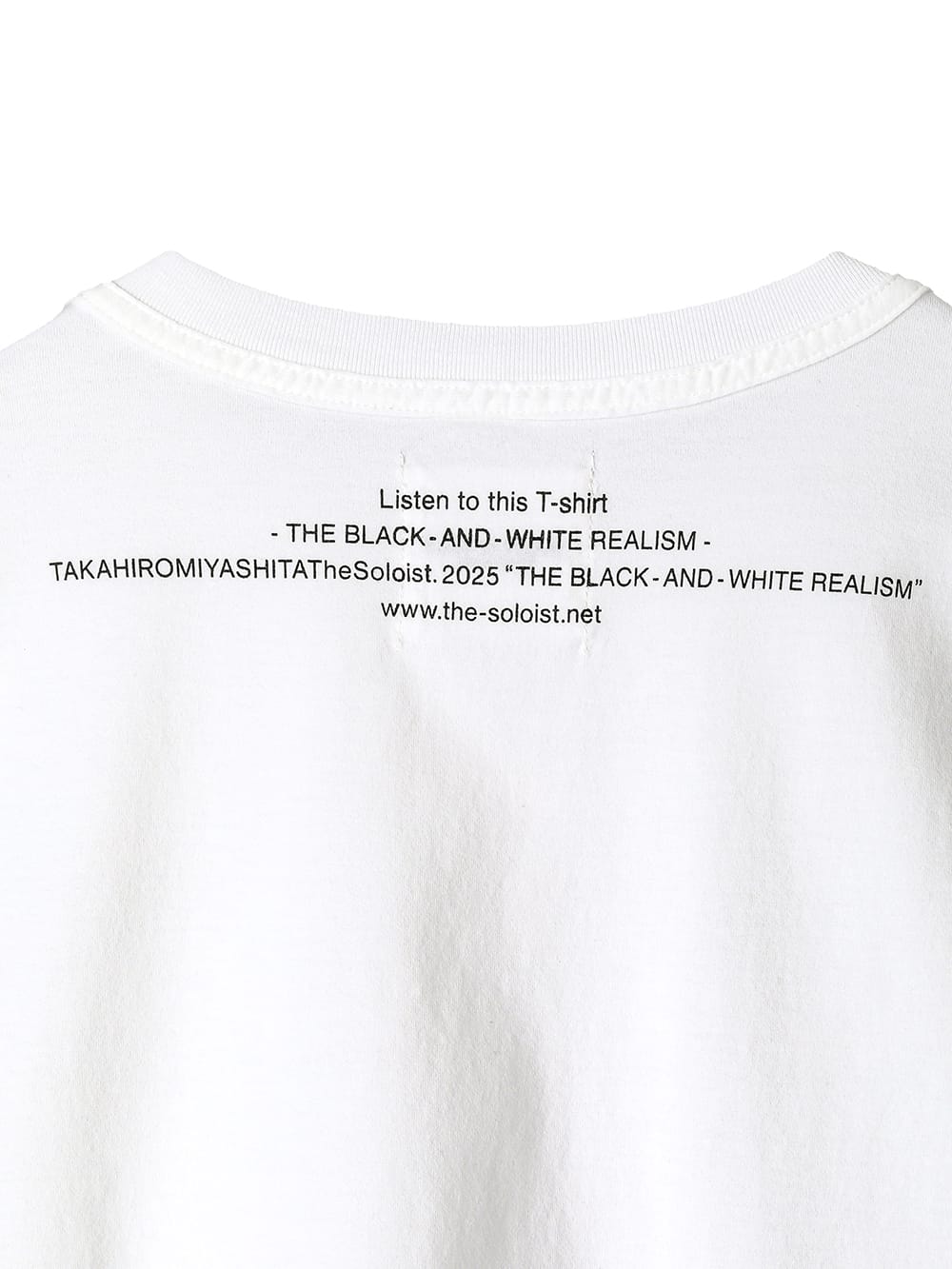 L/S T-shirt "the black-and-white realism"