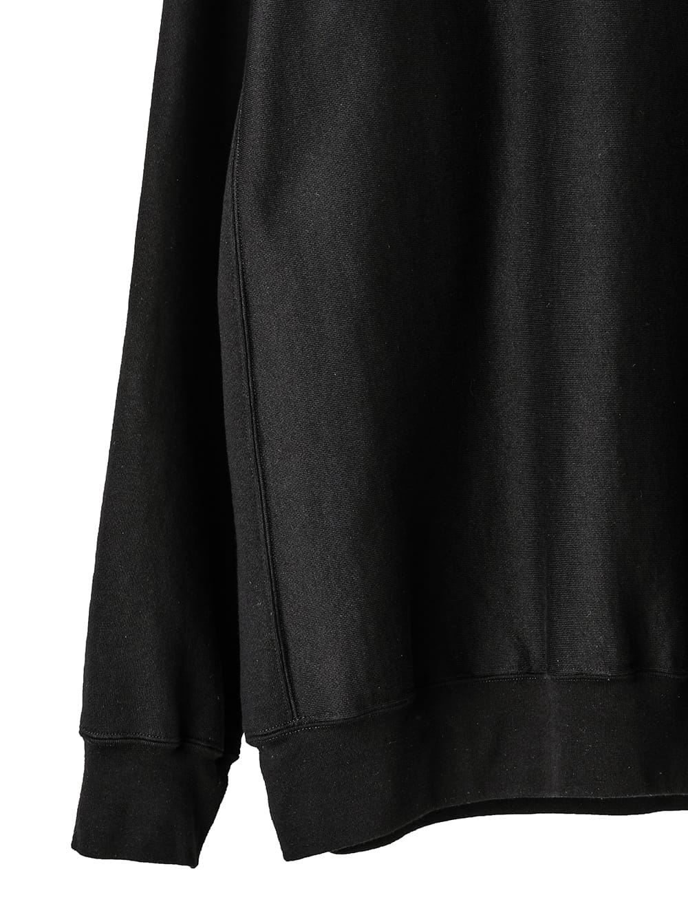 oversized crew neck  sweat shirt "the black-and-white realism"