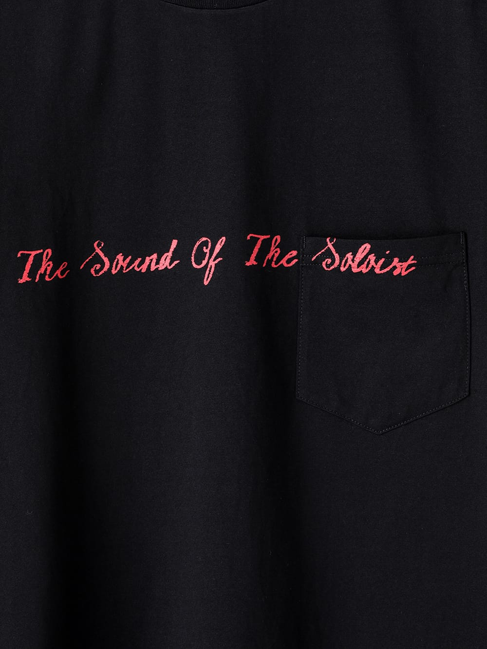 the sound of the soloist. (s/s pocket tee)