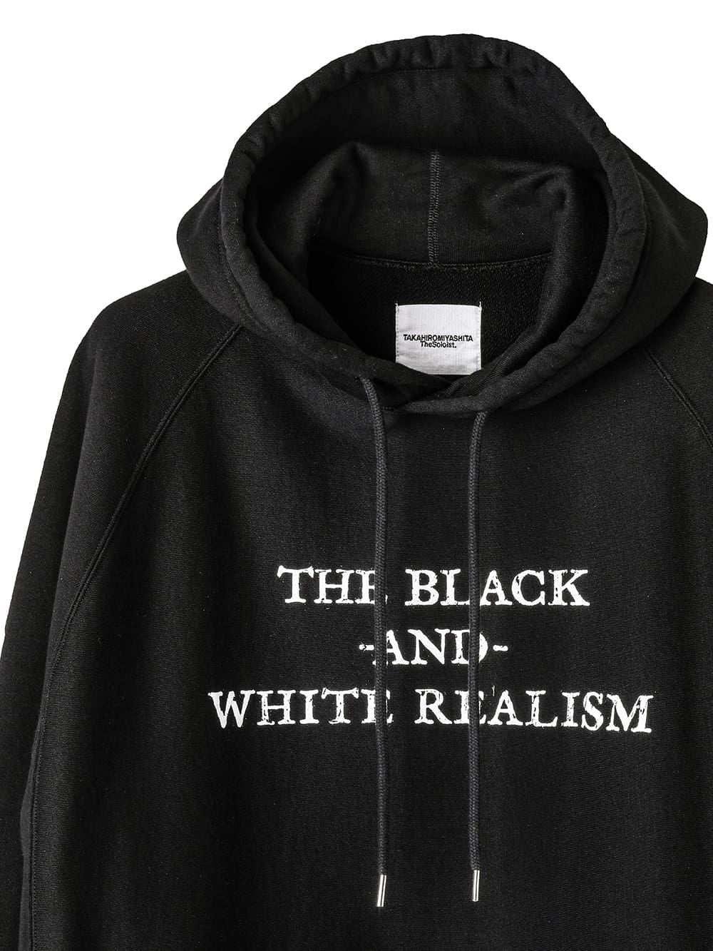 oversized hoodie "the black-and-white realism"