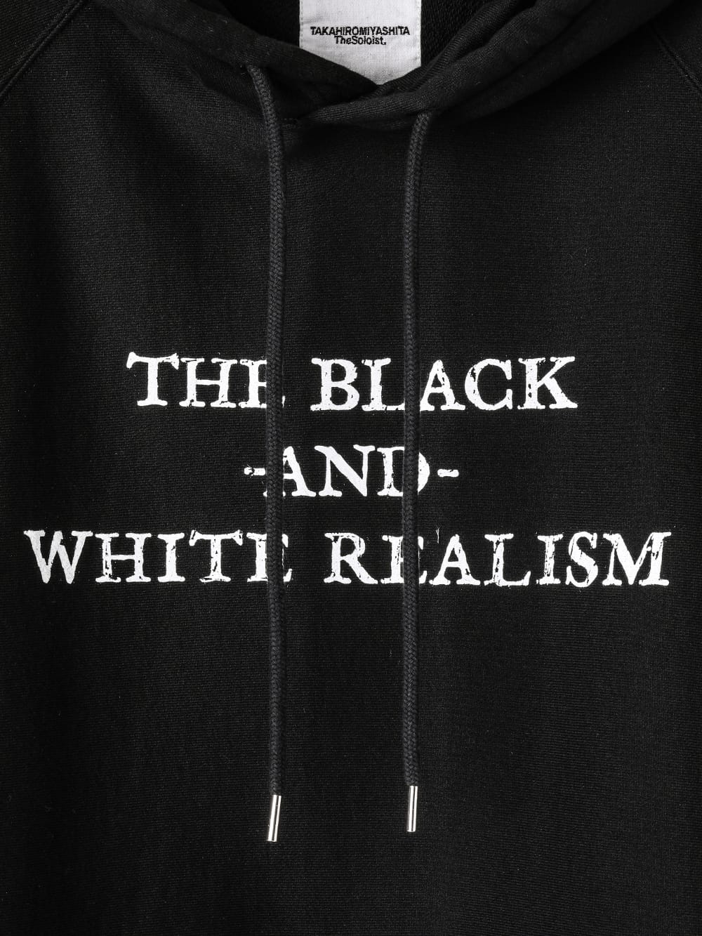 oversized hoodie "the black-and-white realism"
