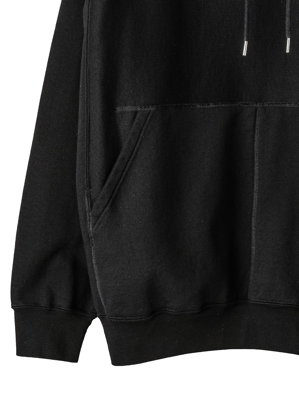 oversized hoodie "the black-and-white realism"