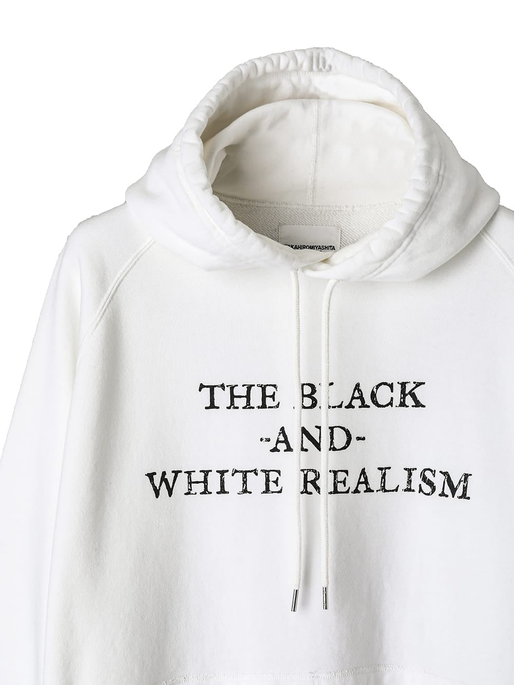 oversized hoodie "the black-and-white realism"