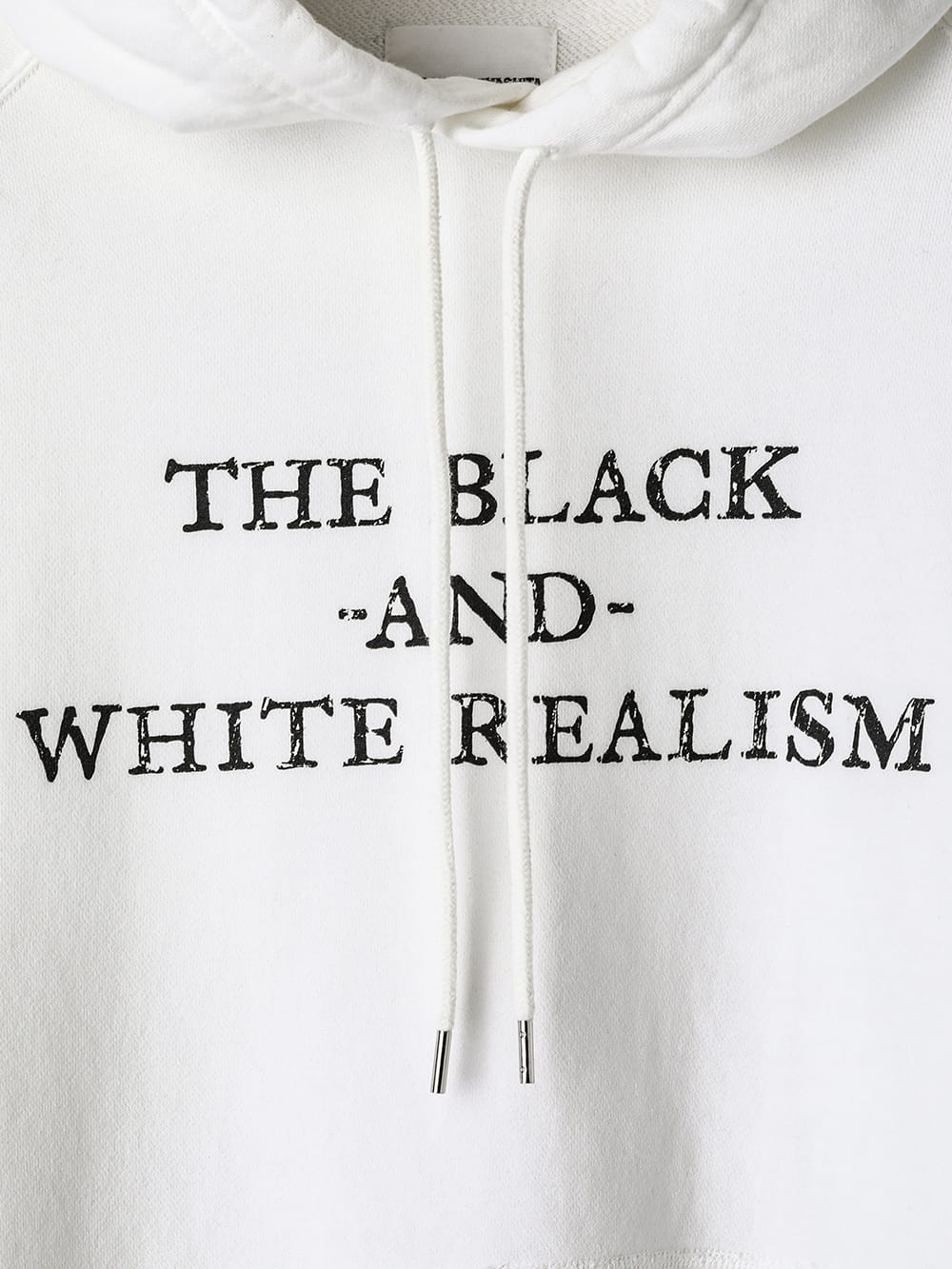 oversized hoodie "the black-and-white realism"