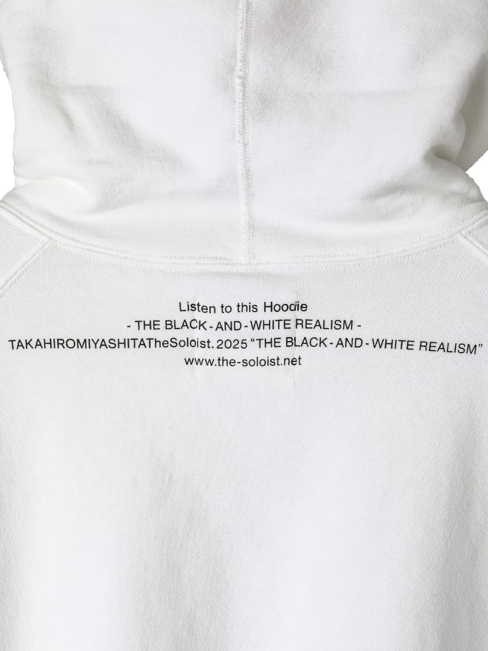 oversized hoodie "the black-and-white realism"
