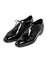 DAIRIKU パテントダービーシューズ sf.0001AW25-black パテントレザーダービーシューズ The Black