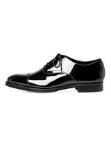 sf.0001AW25-black パテントレザーダービーシューズ The Black-and