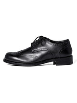sf.0001SS25-black full brogue shoes. Plainsong 2025 Spring sf.0001SS25-black full brogue shoes. Plainsong 2025 Spring