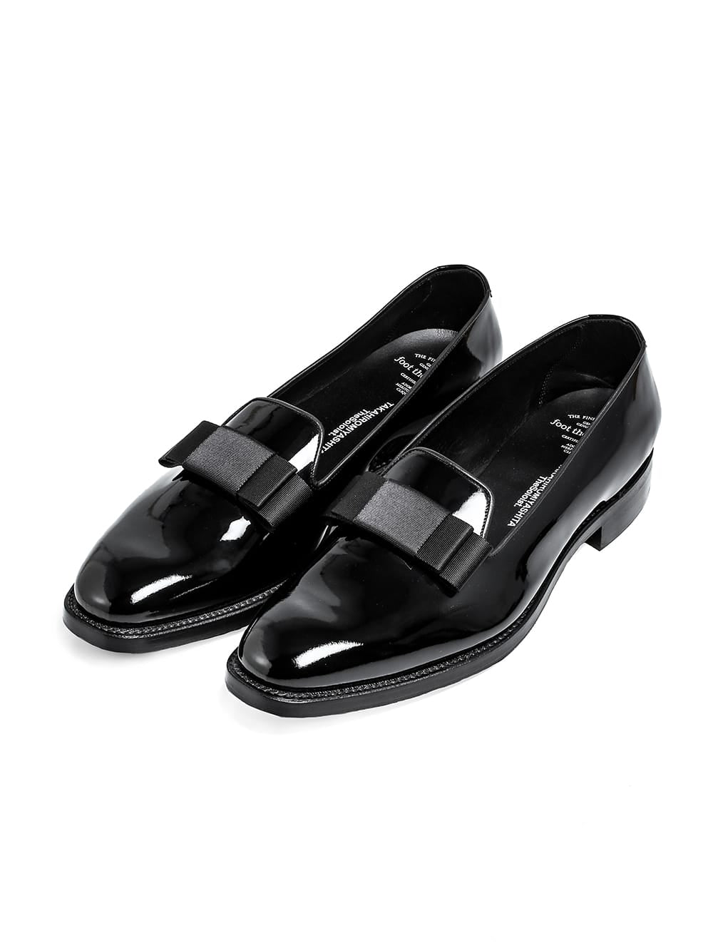 TAKAHIROMIYASHITATheSolois オペラパンプ sf.0003AW25-black パテントレザーオペラパンプ The Black-and-White