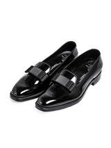 sf.0003AW25-black パテントレザーオペラパンプ The Black-and