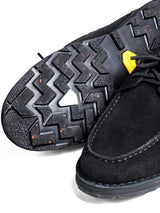 sf.0005AW25-black モカシンシューズ The Black-and-White Realism