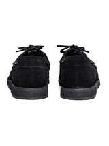 sf.0005AW25-black モカシンシューズ The Black-and-White Realism