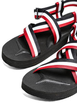 sf.0005SS24-black x tricolor ベルトサンダル Lonely Souls 2024 sf.0005SS24-black x tricolor ベルトサンダル Lonely Souls 2024