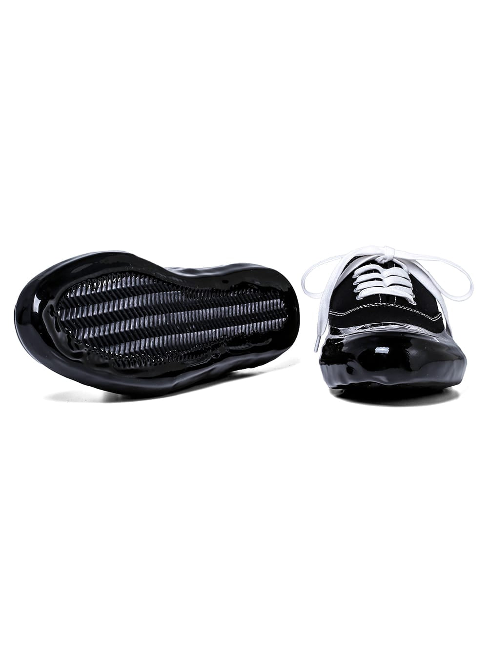 sf.0006AW25-black x black デッキシューズ The Black-and-White