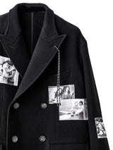 sj.0001AW24-black ダブルブレステッドチェスターフィールド