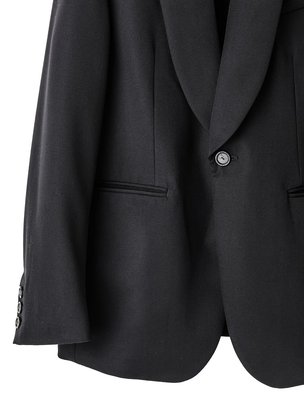 shawl collar sack jacket.