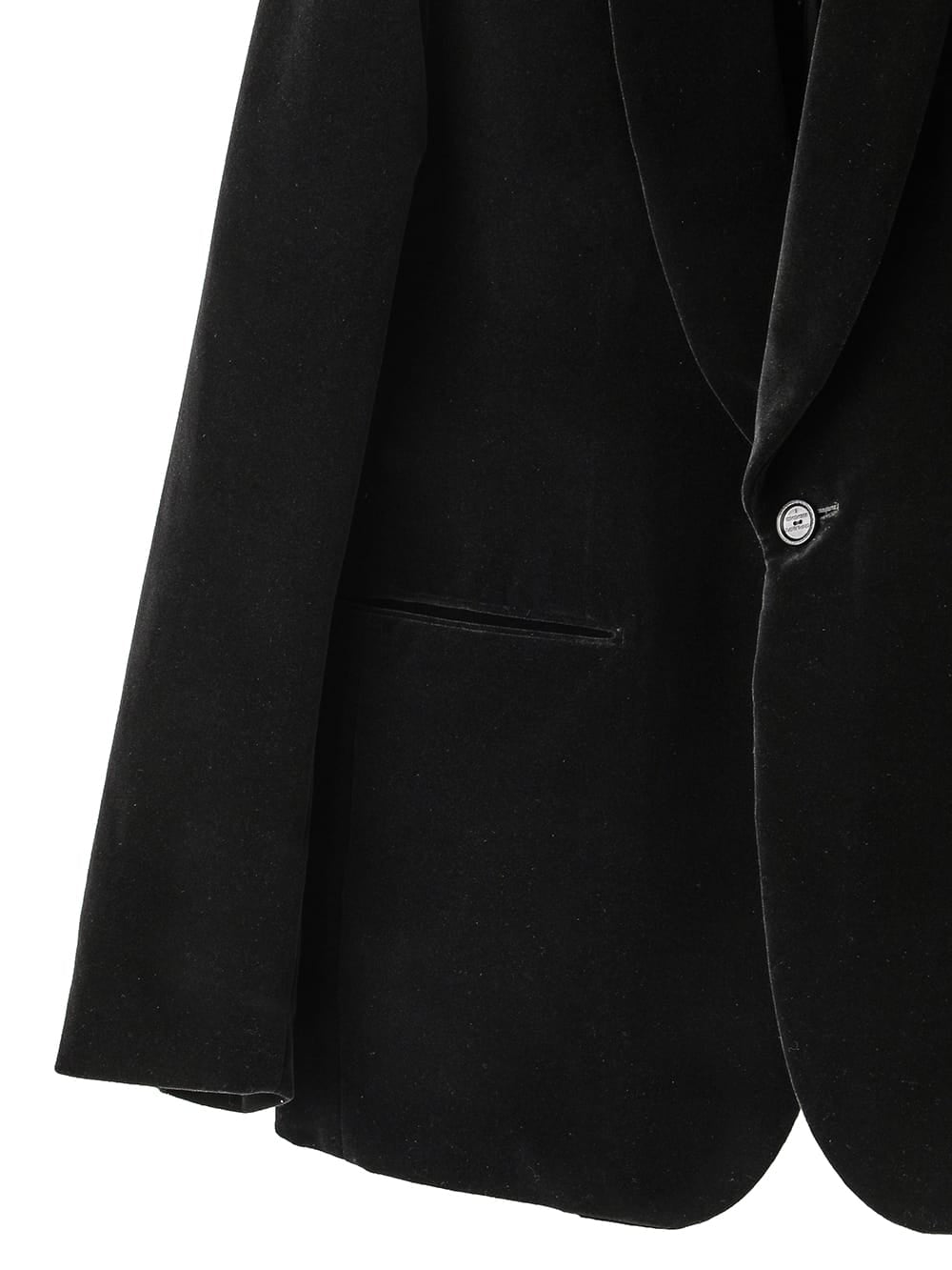 shawl collar sack jacket.