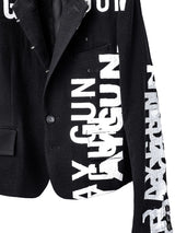 sj.0003aAW23 right - left cropped jacket. THE TWO OF US 2023