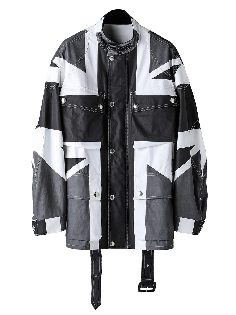 Back Gusset Sleeve Motorcycle Jacket (Union Jack)